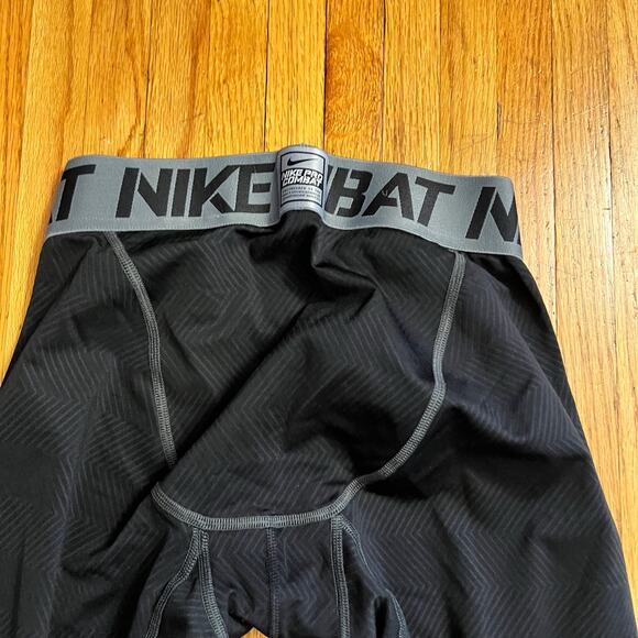 Nike Pro Combat Pants Mens Large Compression Training Tights Black - Picture 4 of 10